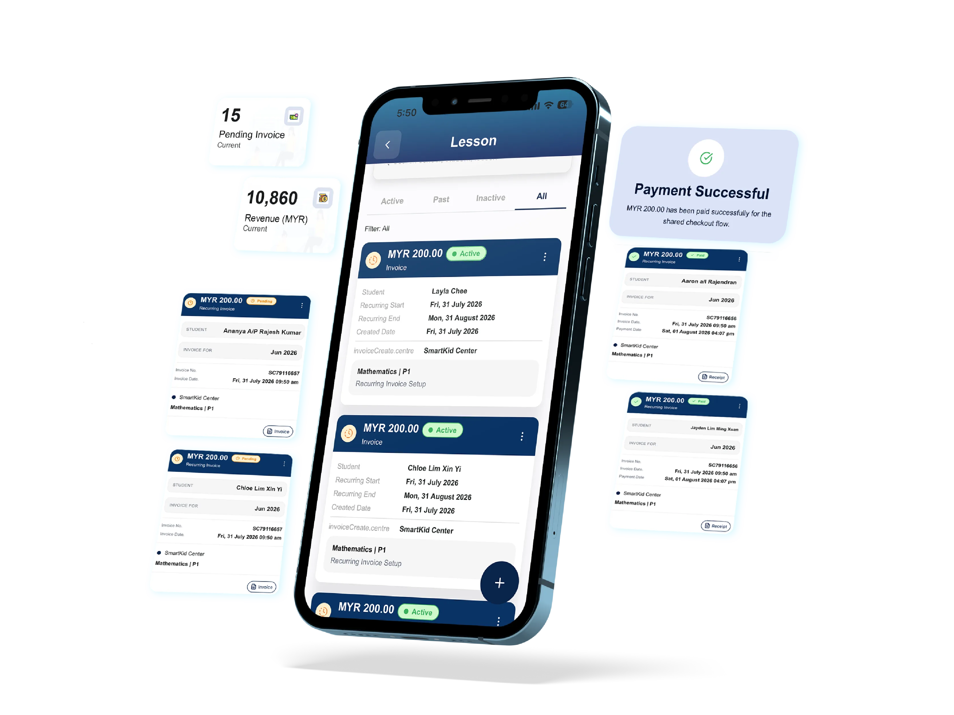 Invoice Dashboard Screenshot